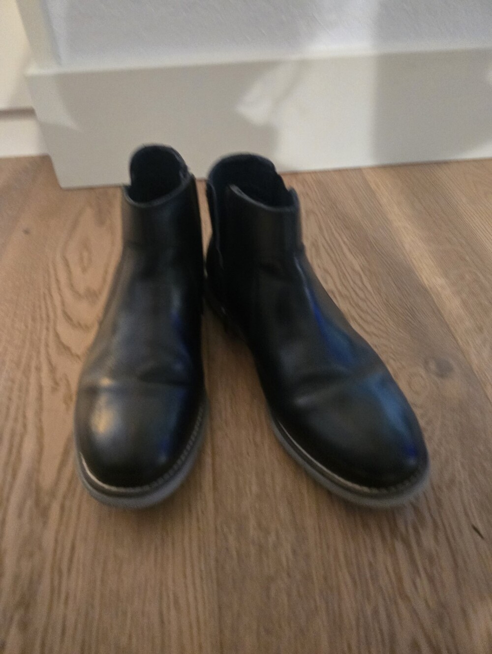 Johnston And Murphy Boys Dress Boots Size 6m Black